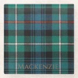 Mackenzie Clan Tartan Glass Onderzetter