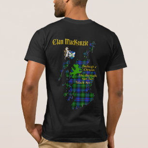 MacKenzie Clan & Tartan Map2 T-Shirt