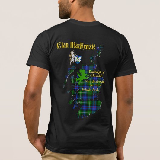 MacKenzie Clan & Tartan Map2 T-Shirt (Achterkant)