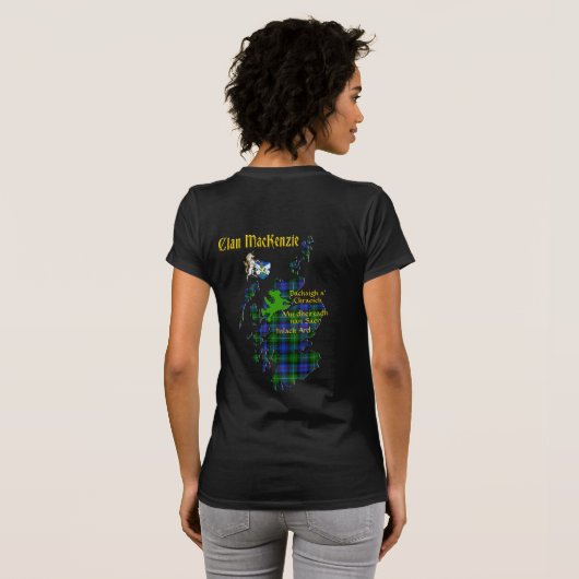 MacKenzie Clan & Tartan Map2 T-Shirt (Achterkant volledig)
