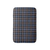 Mackenzie Clan Weathered Blue en Brown Tartan Badmat (Voorkant Verticaal)
