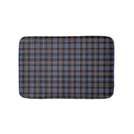Mackenzie Clan Weathered Blue en Brown Tartan Badmat