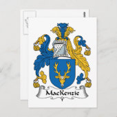 MacKenzie Family Crest Briefkaart (Voorkant / Achterkant)