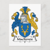 MacKenzie Family Crest Briefkaart (Voorkant)