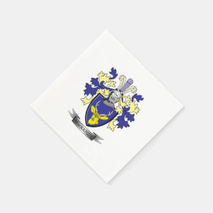 MacKenzie Family Crest Coat of Arms Servetten