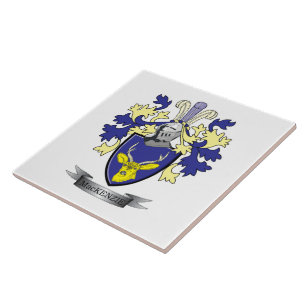 MacKenzie Family Crest Coat of Arms Tegeltje