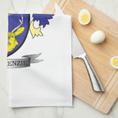 MacKenzie Family Crest Coat of Arms Theedoek (Quarter Fold)