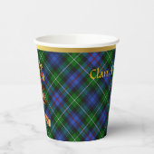 MacKenzie Gepersonaliseerde Tartan Kerstmis Papieren Bekers (Links)