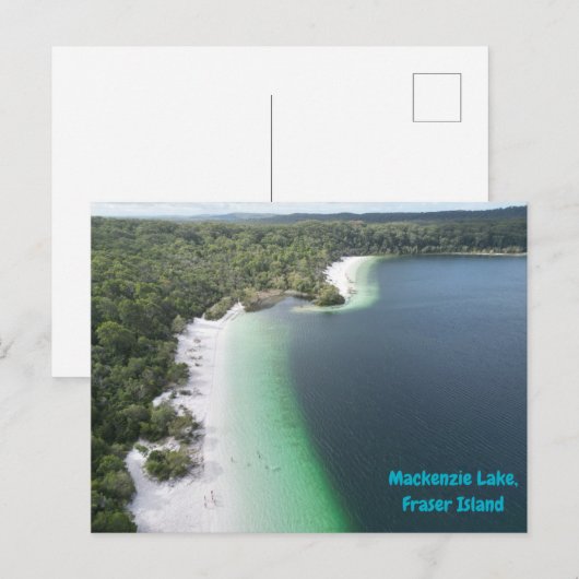 Mackenzie Lake, Fraser Island Briefkaart (Voorkant / Achterkant)