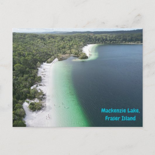 Mackenzie Lake, Fraser Island Briefkaart (Voorkant)