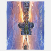 MacKenzie, McRae Scottish Clan Eilean Donan Castle Fleece Deken (Voorkant)