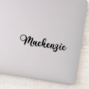 Mackenzie Naam - Handgeschreven kalligrafie Sticker