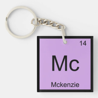 Mackenzie Name Chemistry Element Periodic Table Sleutelhanger