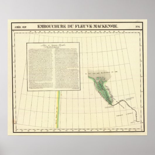 Mackenzie River, Yukon Poster (Voorkant)