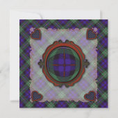 Mackenzie Scottish clan tartan - Pset Save The Date (Achterkant)