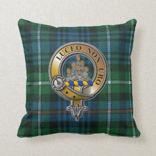 MacKenzie Tartan & Badge Kussen