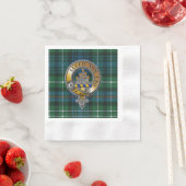 MacKenzie Tartan & Badge Servet (Insitu)