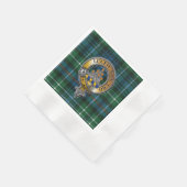 MacKenzie Tartan & Badge Servet (Hoek)