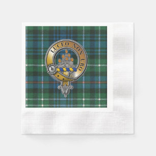 MacKenzie Tartan & Badge Servet