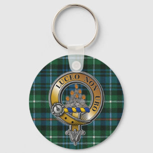 MacKenzie Tartan & Badge Sleutelhanger