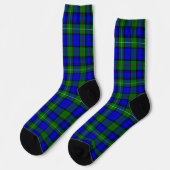 MacKenzie tartan blauw groen geruit Sokken (Links)