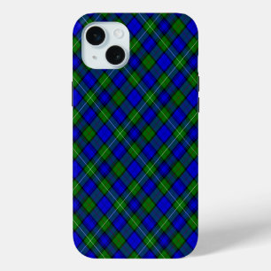 MacKenzie tartan blauw groen ruit iPhone 15 Mini Hoesje
