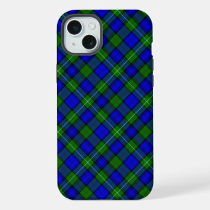 MacKenzie tartan blauw groen ruit iPhone 15 Plus Case