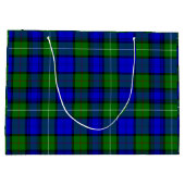 MacKenzie tartan blauwe groene vleid Groot Cadeauzakje (Achterkant)