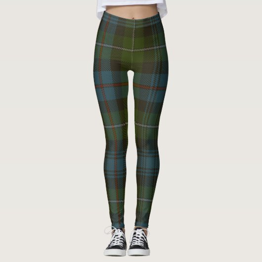 MacKenzie Tartan Clan Plaid Leggings (Voorkant)
