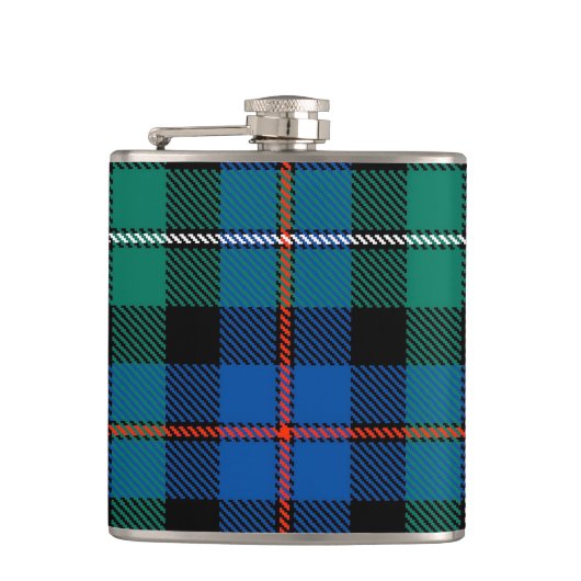 MacKenzie Tartan Flask Heupfles (Voorkant)