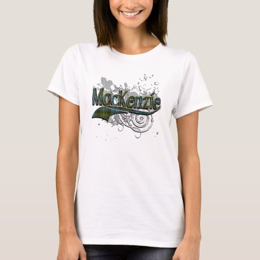MacKenzie Tartan Grunge T-shirt (Voorkant)