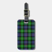 MacKenzie Tartan (ook bekend als Seaforth Highland Bagagelabel (Voorkant verticaal)