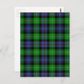MacKenzie Tartan (ook bekend als Seaforth Highland Briefkaart (Voorkant / Achterkant)