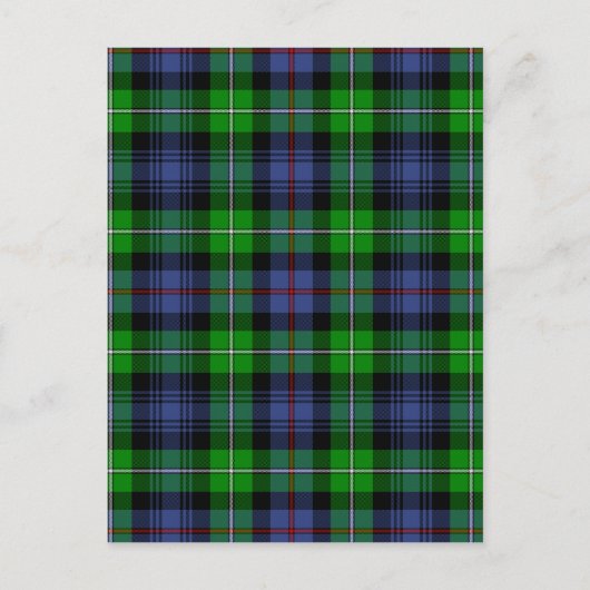 MacKenzie Tartan (ook bekend als Seaforth Highland Briefkaart (Voorkant)