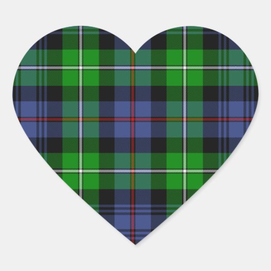MacKenzie Tartan (ook bekend als Seaforth Highland Hart Sticker (Voorkant)