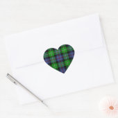 MacKenzie Tartan (ook bekend als Seaforth Highland Hart Sticker (Envelop)