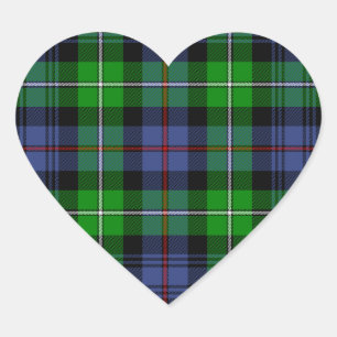 MacKenzie Tartan (ook bekend als Seaforth Highland Hart Sticker