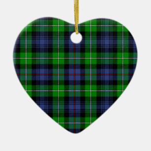 MacKenzie Tartan (ook bekend als Seaforth Highland Keramisch Ornament