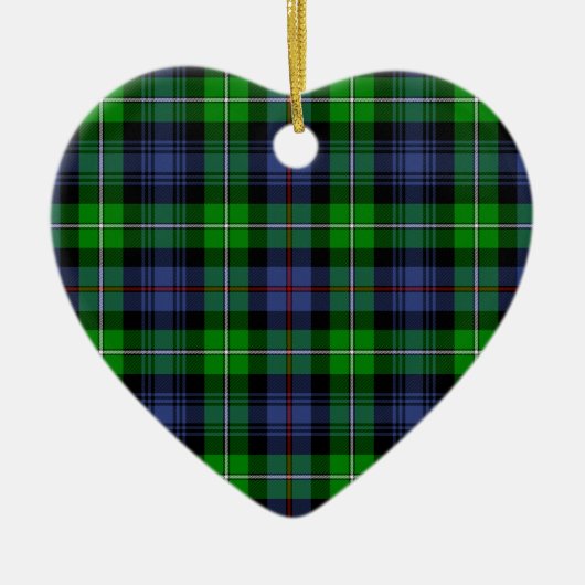 MacKenzie Tartan (ook bekend als Seaforth Highland Keramisch Ornament (Voorkant)