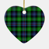 MacKenzie Tartan (ook bekend als Seaforth Highland Keramisch Ornament (Achterkant)