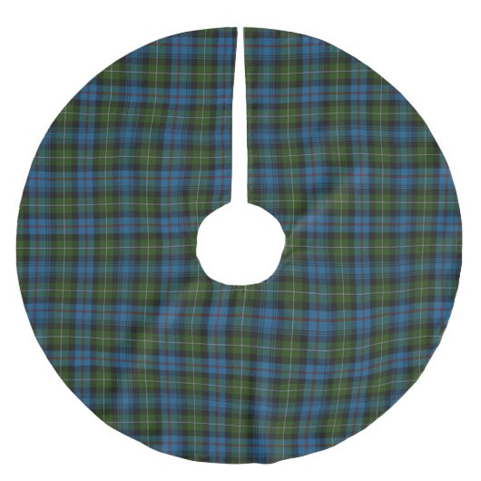 MacKenzie Tartan Pset Tree Skirt Kerstboom Rok (Voorkant)
