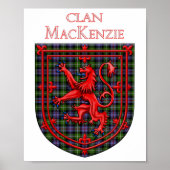 MacKenzie Tartan Scottish Play Lion Rampant Poster (Voorkant)