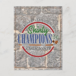 MacKenzie verzamelt schinty Outlandish Briefkaart