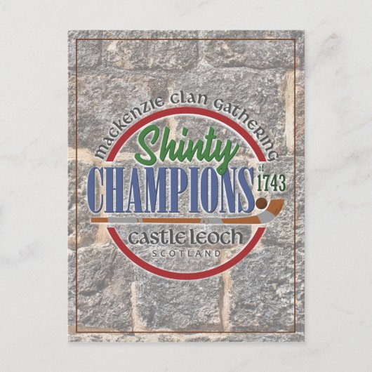 MacKenzie verzamelt schinty Outlandish Briefkaart (Voorkant)