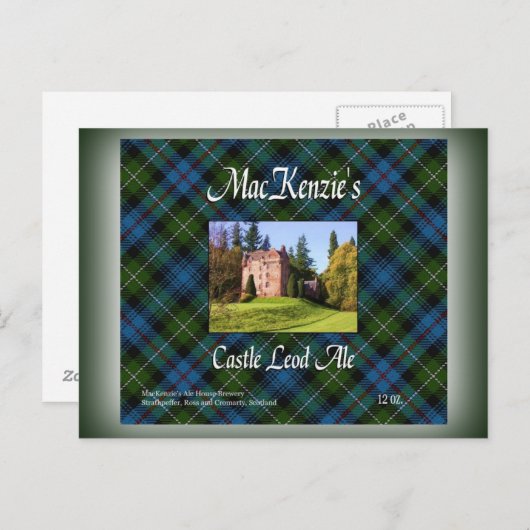 MacKenzie's Castle Leod Ale Briefkaart (Voorkant / Achterkant)