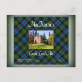 MacKenzie's Castle Leod Ale Briefkaart (Voorkant)
