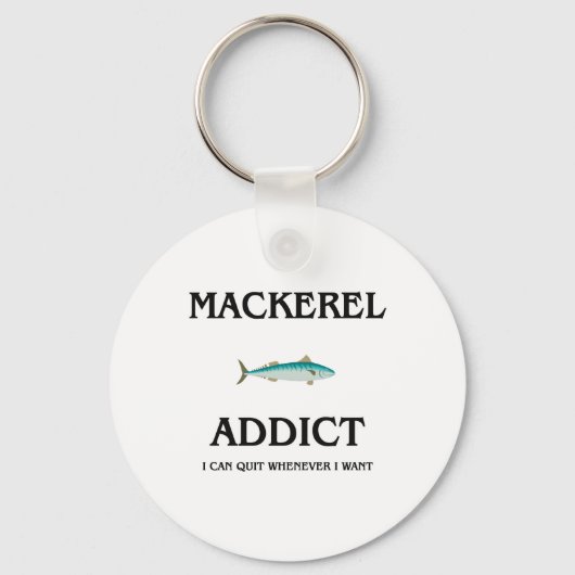 Mackerel Addict Sleutelhanger (Voorkant)