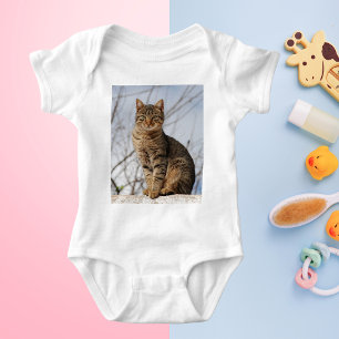 Mackerel Tabby Cat Romper