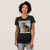 Mackerel Tabby Cat T-shirt (Voorkant volledig)