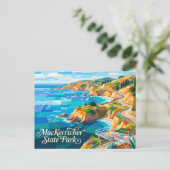 MacKerricher State Park Californië Briefkaart (Staand voorkant)